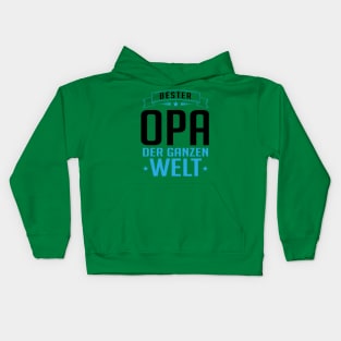 Bester opa der welt (1) Kids Hoodie